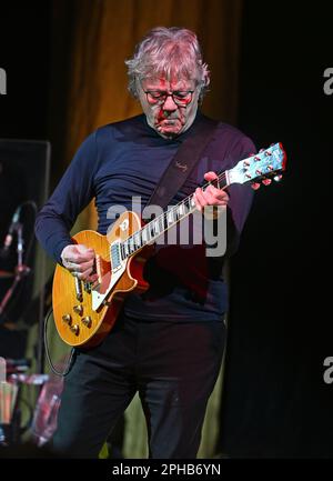 Pompano Beach FL, États-Unis. 26th mars 2023. Le groupe Steve Miller se produit au Pompano Beach Amphitheatre, sur 26 mars 2023, à Pompano Beach, en Floride. Crédit : Mpi04/Media Punch/Alamy Live News Banque D'Images