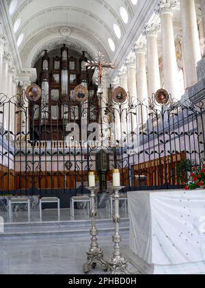 Salle de choeur et orgue, St. Cathédrale de Blasius à Sankt Blasien, Forêt Noire, Bade-Wurtemberg, Allemagne, Europe. Banque D'Images