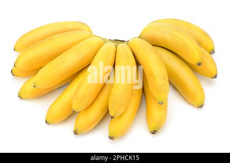 La banane isolé sur fond blanc Banque D'Images