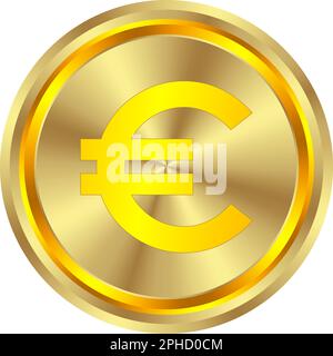 monnaie de pièce d'or, concept de trésor de pièce d'or réaliste et luxueux. 3d illustration vectorielle Illustration de Vecteur