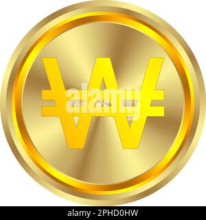 monnaie de pièce d'or, concept de trésor de pièce d'or réaliste et luxueux. 3d illustration vectorielle Illustration de Vecteur