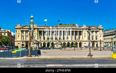 Palais historique sur la place de la Concorde à Paris, France Banque D'Images