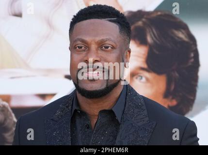 Chris Tucker arrive à la première mondiale AIR des studios Amazon qui s'est tenue au Regency Village Theatre de Westwood, CA, lundi, ?27 mars 2023. (Photo de la Sathanlee B. Mirador/Sipa USA) Banque D'Images