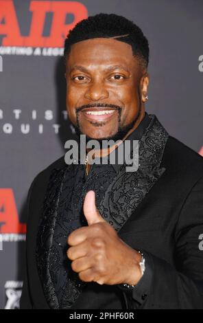 LOS ANGELES, CALIFORNIE - 27 MARS : Chris Tucker participe à la première mondiale de « L'AIR » d'Amazon Studios au Regency Village Theatre sur 27 mars 2023 à Los A. Banque D'Images