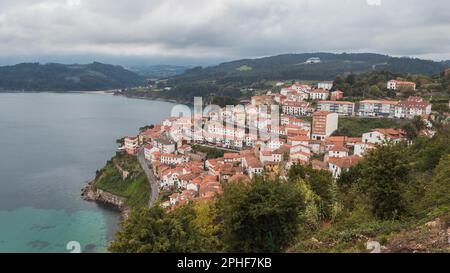 Petite belle ville des Asturies, Lastres, Espagne, Europe Banque D'Images