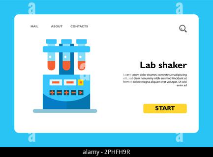 Icône de l'agitateur de laboratoire Illustration de Vecteur