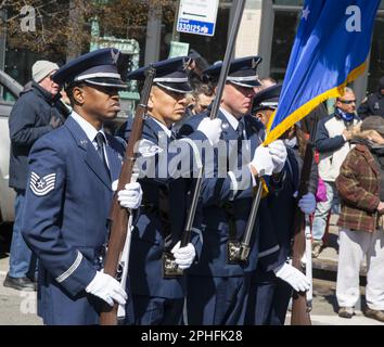 Saint Patrick's Irish Day Parade dans le quartier Park Slope de Brooklyn, New York. Banque D'Images