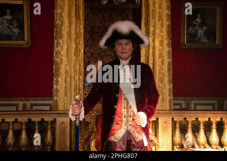 JOHNNY DEPP dans JEANNE DU BARRY (2023), dirigé par MAIWENN. Credit: POURQUOI PAS PRODUCTIONS / Album Banque D'Images