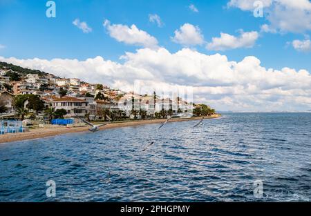 L'île des Princes Buyukada est la plus grande station balnéaire de la mer de Marmara, à Istanbul Banque D'Images