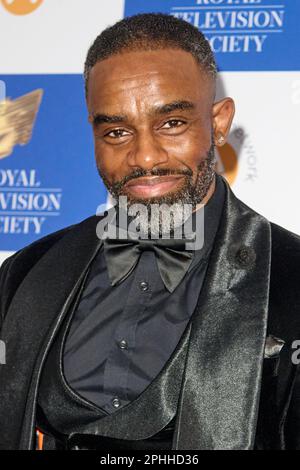 Londres, Royaume-Uni . 28 mars 2023 . Charles Venn en photo au prix du programme 2023 de la Royal Television Society (RTS), qui a eu lieu à l'hôtel Grosvenor House. Crédit : Alan D West/EMPICS/Alay Live News Banque D'Images