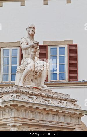 Monument à Giovanni delle Bande Nere à Florence Italie Banque D'Images