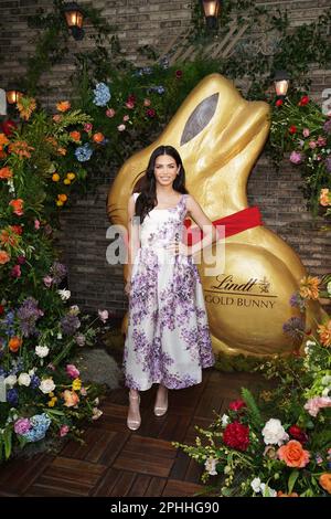 New York, NY, États-Unis. 28th mars 2023. Jenna Dewan lors d'une apparition publique pour la célébration de Pâques de lapin DORÉ Lindt, Midtown Terrace, New York, NY 28 mars 2023. Crédit : Kristin Callahan/Everett Collection/Alay Live News Banque D'Images
