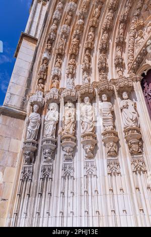 Europe, Portugal, Batalha. Monastère de Batalha, couvent dominicain de Sainte Marie de la victoire. Banque D'Images