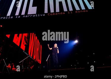 Milan, Italie. 28th mars 2023. Roger Waters se produit en direct au Forum de Mediolanum à Milan, Italie, sur 28 mars 2023 (photo de Mairo Cinquetti/NurPhoto) Credit: NurPhoto SRL/Alamy Live News Banque D'Images