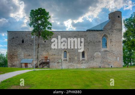 Vue sur le monastère de Padise en Estonie. Banque D'Images