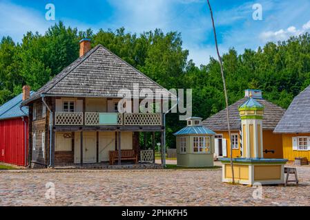 Musée ethnographique en plein air de Lituanie à Kaunas. Banque D'Images