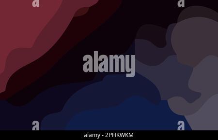 Arrière-plan abstrait coloré et esthétique avec zone d'espace de copie. Convient pour affiche et bannière Illustration de Vecteur