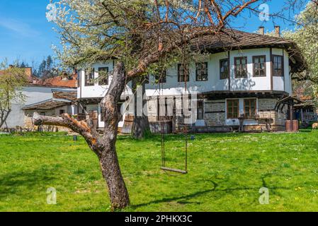 Musée de la maison Daskalov à Tryavna, Bulgarie. Banque D'Images