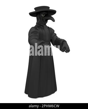 Peste Docteur isolé Banque D'Images