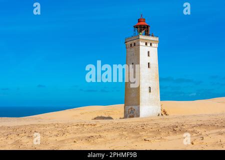 Rubjerg Knude Lightouse au Danemark. Banque D'Images