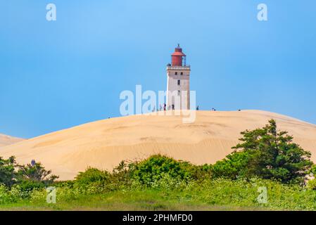 Rubjerg Knude Lightouse au Danemark. Banque D'Images