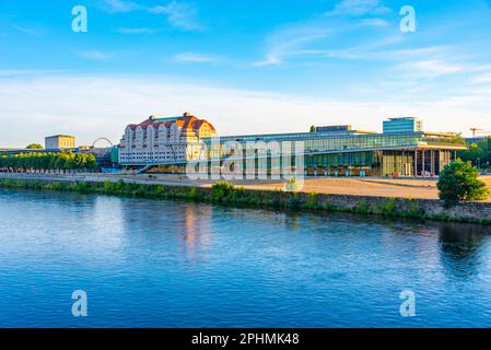 Centre de congrès international de Dresde, Allemagne. Banque D'Images