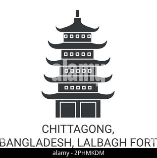 Bangladesh, Chittagong, Lalbagh fort Voyage illustration vecteur Illustration de Vecteur