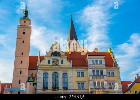 Ancienne mairie d'Ingolstadt, Allemagne. Banque D'Images