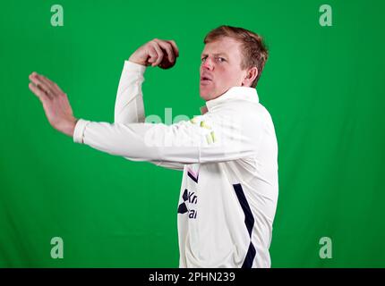 Sam Robson de Middlesex pendant la journée des médias au terrain de cricket de Lord, à Londres. Date de la photo: Mercredi 29 mars 2023. Banque D'Images