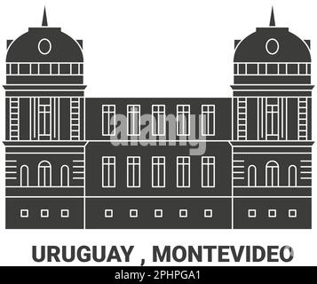 Uruguay , Montevideo voyage illustration vecteur Illustration de Vecteur