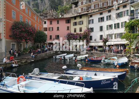 Impressions de Limone sul Garda, un bel endroit sur le lac de Garde Banque D'Images