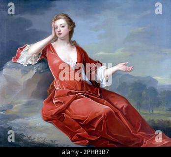 Sarah Churchill, duchesse de Marlborough, princesse de Mindelheim, comtesse de Nellenburg (1660 – 1744), cour anglaise. Sarah Churchill (1660-1744) peinture de Charles Jervas Banque D'Images