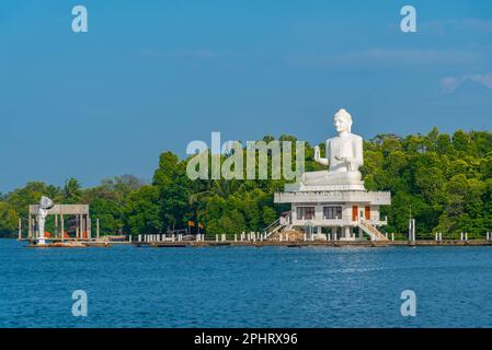 Temple Bentota Udakotuwa au Sri Lanka. Banque D'Images