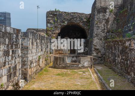 Ancienne forteresse militaire à Jaffna, Sri Lanka. Banque D'Images