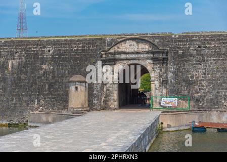 Ancienne forteresse militaire à Jaffna, Sri Lanka. Banque D'Images