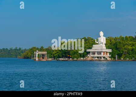 Temple Bentota Udakotuwa au Sri Lanka. Banque D'Images