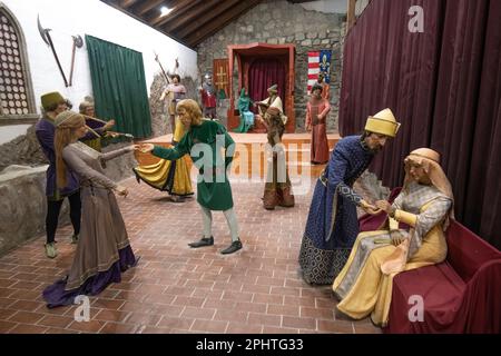 Citadelle de Visegrad et Château supérieur : intérieur et musée, Hongrie Banque D'Images