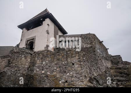 Citadelle de Visegrad et intérieur du château supérieur, Hongrie Banque D'Images