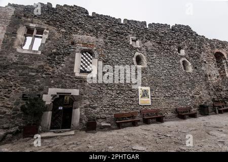 Citadelle de Visegrad et intérieur du château supérieur, Hongrie Banque D'Images