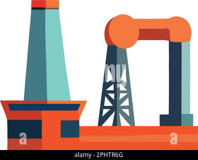 L'industrie des combustibles fossiles fait des profits Illustration de Vecteur