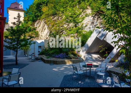 Jardin des glaciers dans la ville suisse de Lucerne. Banque D'Images