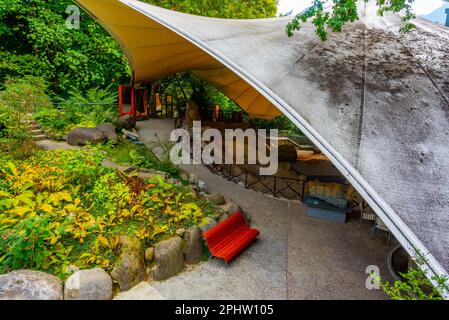 Jardin des glaciers dans la ville suisse de Lucerne. Banque D'Images