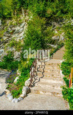 Jardin des glaciers dans la ville suisse de Lucerne. Banque D'Images