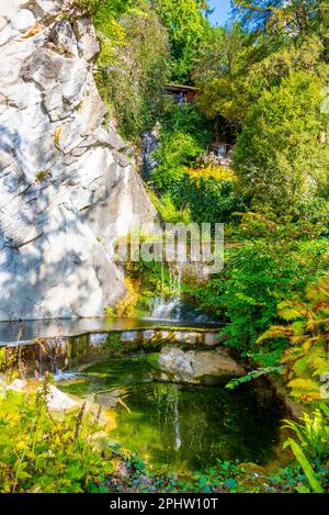 Jardin des glaciers dans la ville suisse de Lucerne. Banque D'Images