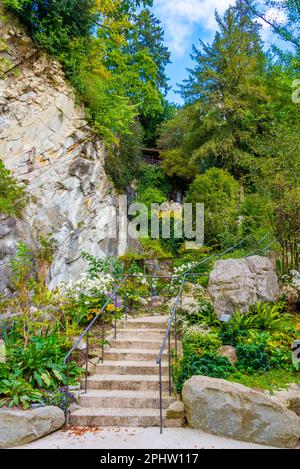 Jardin des glaciers dans la ville suisse de Lucerne. Banque D'Images