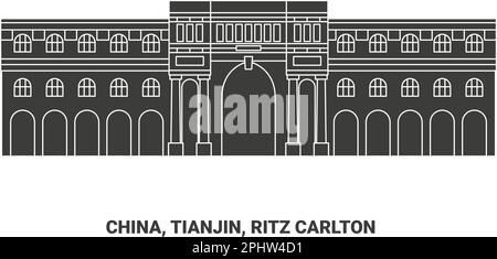 Chine, Tianjin, Ritz Carlton Voyage illustration vecteur Illustration de Vecteur