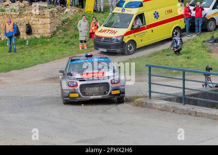 Rallye Croatie 2022 à Kumrovec, Croatie Banque D'Images