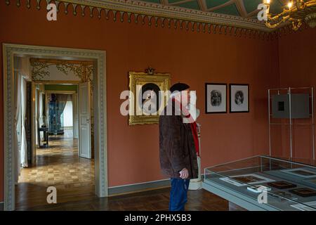 Schloss Rosenau, palais de Rosenau près de Coburg, Bavière, Allemagne Banque D'Images