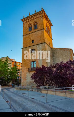 Palais de los Condes de Gomara dans la ville espagnole de Soria Banque D'Images