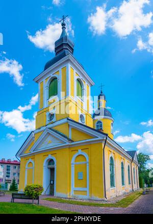 L'église Katarina dans la ville estonienne de Võru. Banque D'Images